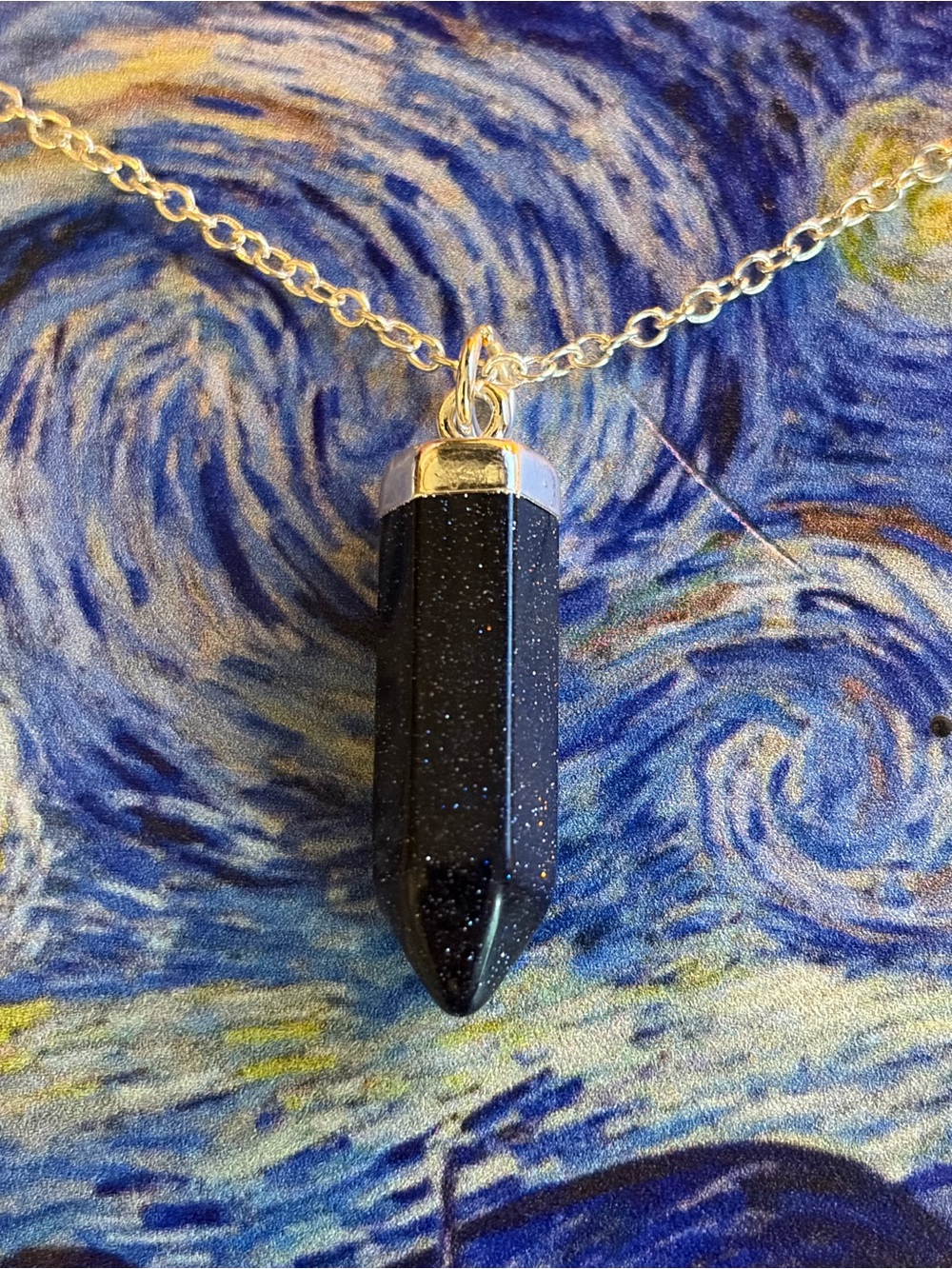 Sparkling Black Point Pendant Necklace - Women Jewelry